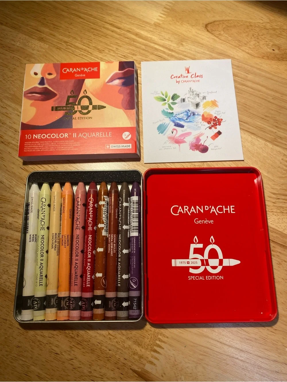 CARAN D’ACHE - Neocolor II Aquarelle 50th Special Editions (All 5)